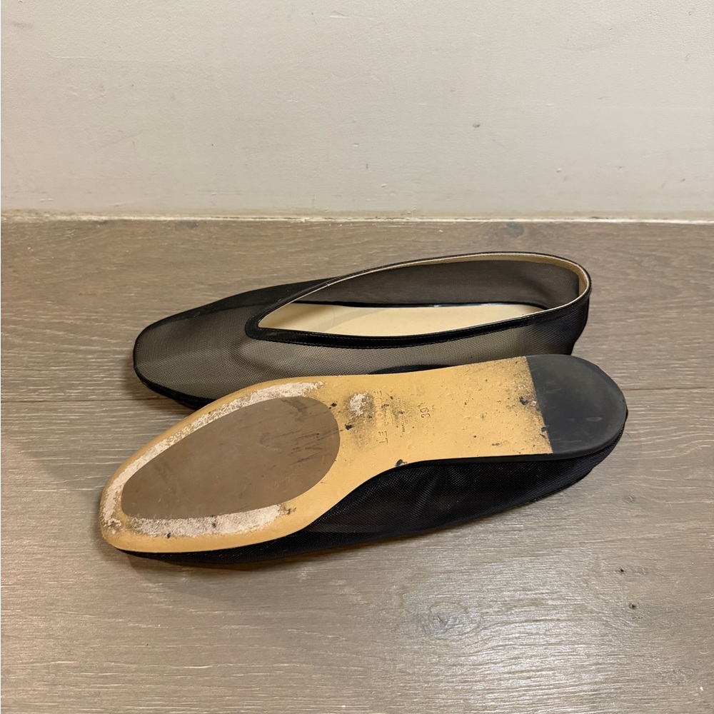 Le Monde Beryl Luna Slipper ballet flats in Black Mesh - Picture 6 of 6